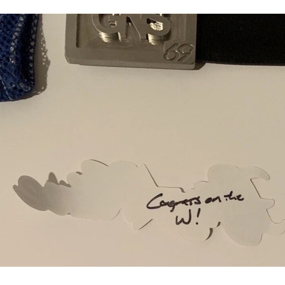 Custom 59 Genuine Leather Golf Belt w/ GNS Initials & Bag & Sticker - Picture 3 of 9